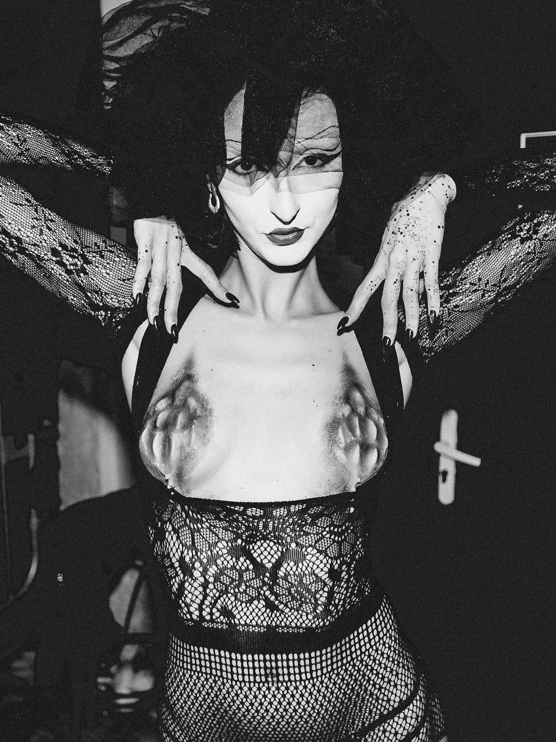 CROCODILE NIPPLE PASTIES